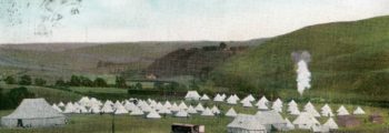 Part of Camp at Stobs, looking towards Hawick