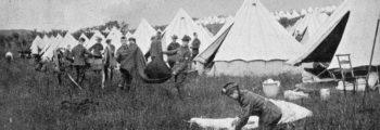 The Lanarks at Stobs Camp, 1905