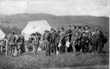 yeomanry; soldiers; 1905; horse; marquee; civilians