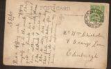 postcard; chisholm; edinburgh; 1914; royal scots; message;
