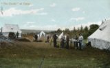 cooks; m wane; m. wane; bell tents; cooking;