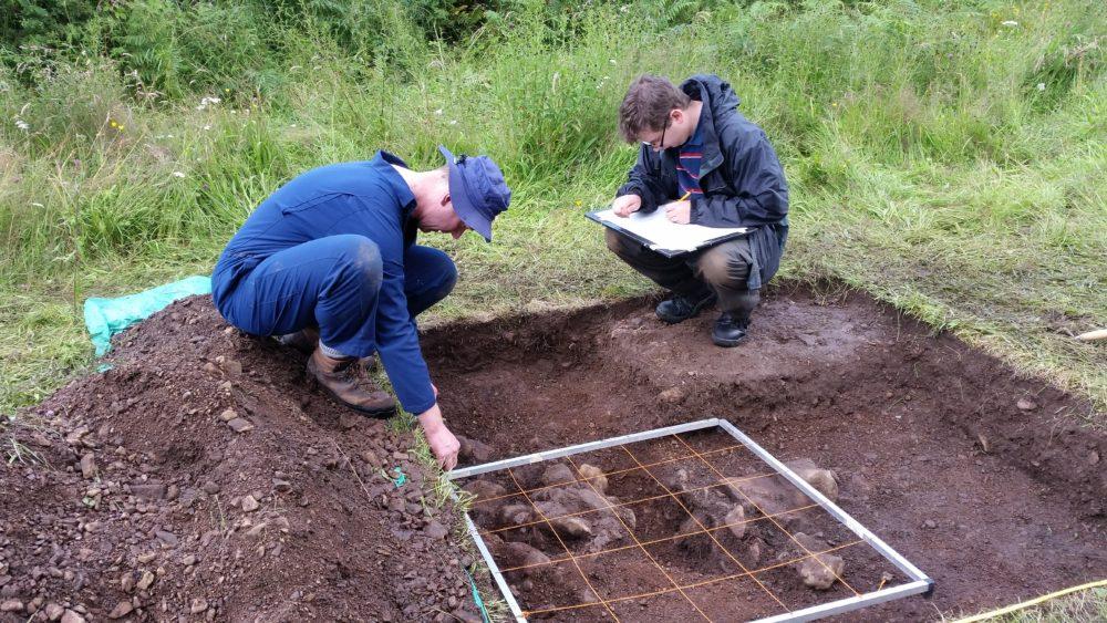 digging - Stobs Military Camp Hawick Scottish Borders