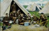 dinner; food; eat; soldiers; reliable series; dinner time; pot; plates;