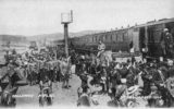 galloway; rifles; 1905; train; horses; soldiers;