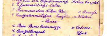 Stiftungsfest des Geisang Vereins “Land und Meer”