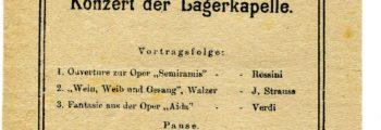 Konzert der Lagerkapelle