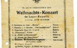 christmas; concert; 1918; lagerkapelle; music; musical; kurt spindler