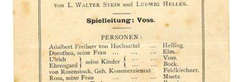 Theatre: Die von Hochsattel