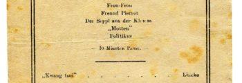 Theatre: Lachende Masken