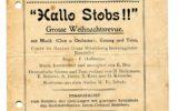 revue; theatre; christmas; performance; 1915; first world war; ww1; entertainment;