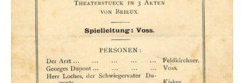 Theatre: Die Schiffbruechigen