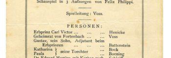 Theatre: Wohltaeter Der Menschheit