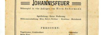 Theatre: Johannisfeuer