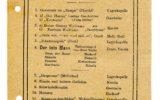 karzin; lagerkapelle; theatre; drama club; colourful evening; entertainment; carnival plays; hot iron; dead man; hans sachs;