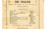 the painters; adolf wilbrandt; comedy; theatre;