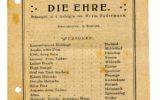 honour; herm sudermann; play; theatre;