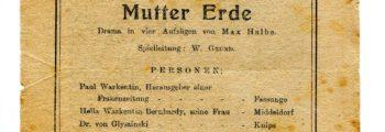 Theatre: Mutter Erde
