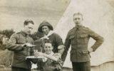 Four Cameronians Posed Scene